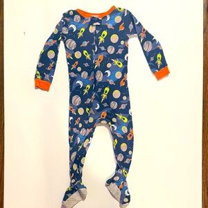 adidas Kids Space Adventure Footie - Blue and Orange